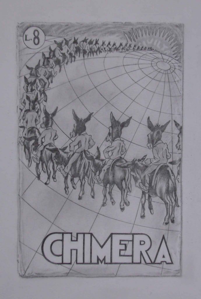 Chimera - drawing by Penny McCarthy