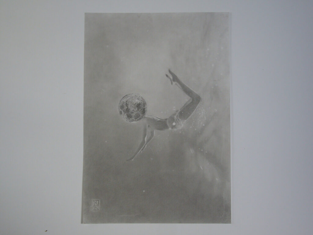 Aglaonice (after Etienne Bayard) 33 x 45 cm Pencil on paper 2020